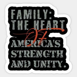 American Family Day Sticker